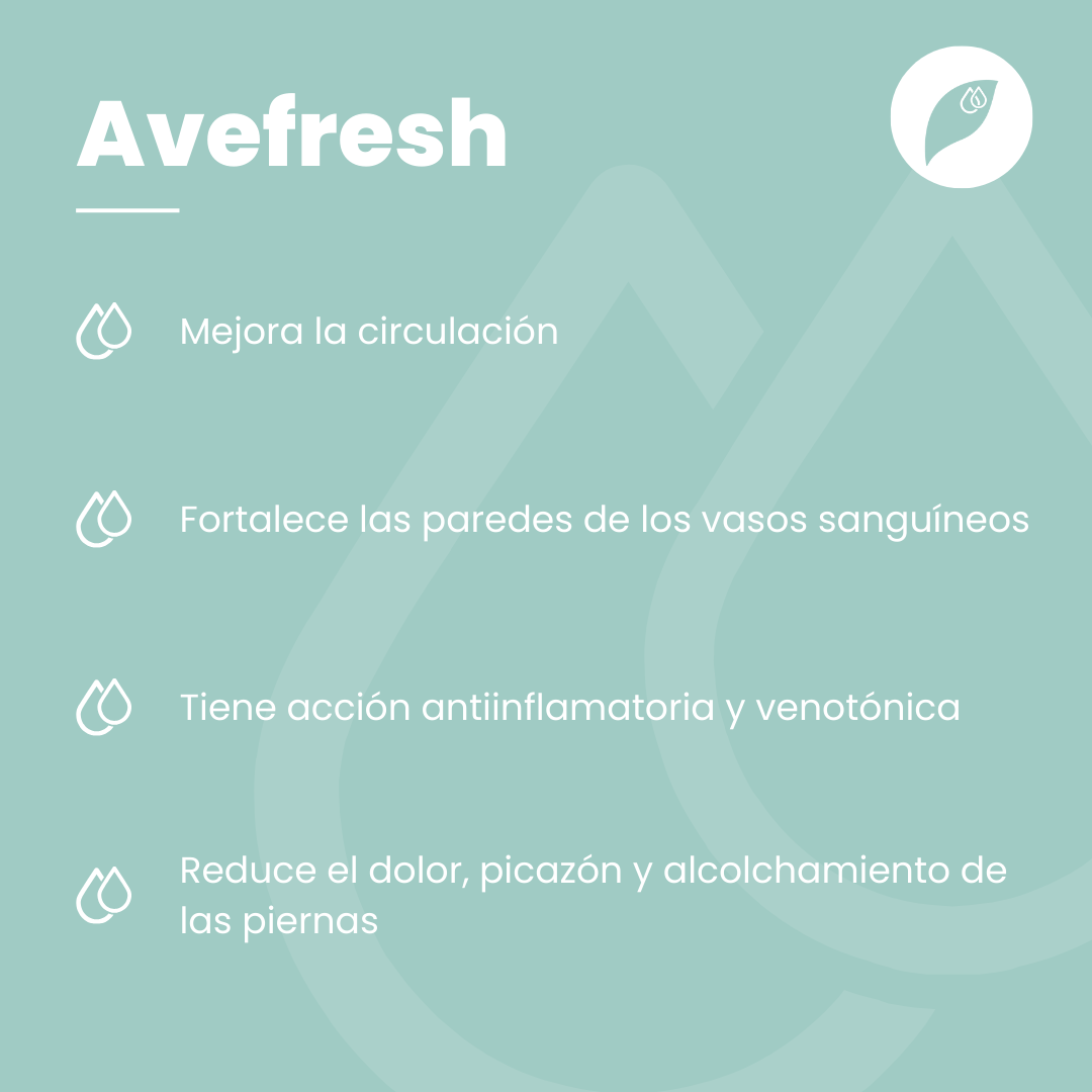 AVEFRESH® - Alivio Eficaz. Piernas ligeras y descansadas