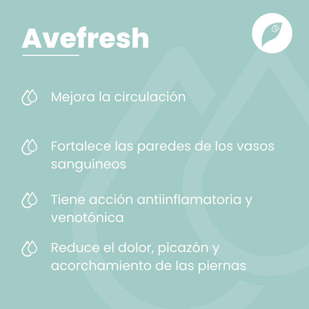 AVEFRESH® - Alivio Eficaz. Piernas ligeras y descansadas