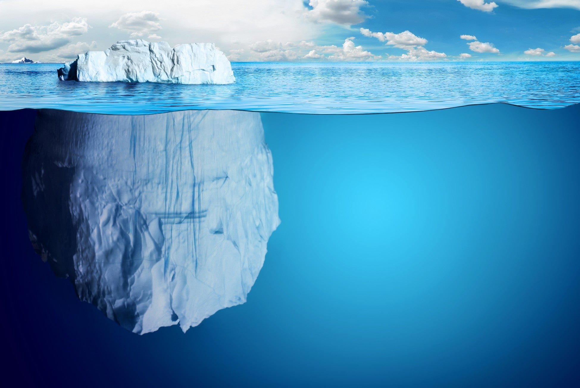 Metáfora del iceberg de la salud